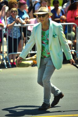 New York, Ny - 16 Haziran: İnsanlar katılmak 36 yıllık Mermaid Parade Coney Island 16 Haziran 2018 New York'ta. 