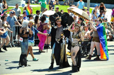 New York, Ny - 16 Haziran: İnsanlar katılmak 36 yıllık Mermaid Parade Coney Island 16 Haziran 2018 New York'ta. 