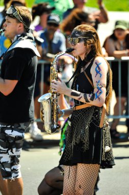 New York, Ny - 16 Haziran: İnsanlar katılmak 36 yıllık Mermaid Parade Coney Island 16 Haziran 2018 New York'ta. 
