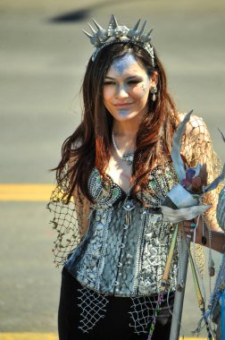 New York, Ny - 16 Haziran: İnsanlar katılmak 36 yıllık Mermaid Parade Coney Island 16 Haziran 2018 New York'ta. 