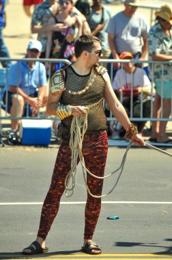 New York, Ny - 16 Haziran: İnsanlar katılmak 36 yıllık Mermaid Parade Coney Island 16 Haziran 2018 New York'ta. 