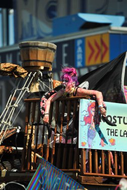 New York, Ny - 16 Haziran: İnsanlar katılmak 36 yıllık Mermaid Parade Coney Island 16 Haziran 2018 New York'ta. 