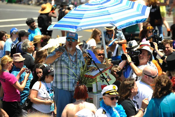 Νέα Υόρκη Ιουνίου Άτομα Που Συμμετέχουν Στην 36Η Ετήσια Παρέλαση — Φωτογραφία Αρχείου