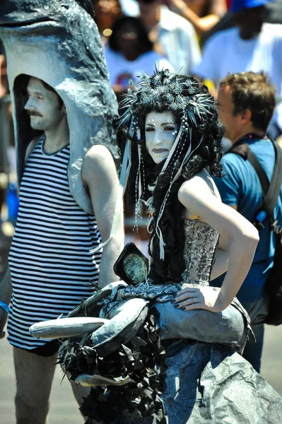 New York June Orang Orang Berpartisipasi Dalam Parade Putri Duyung — Stok Foto