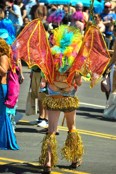 New York Juni Mensen Nemen Aan 36E Jaarlijkse Mermaid Parade — Stockfoto