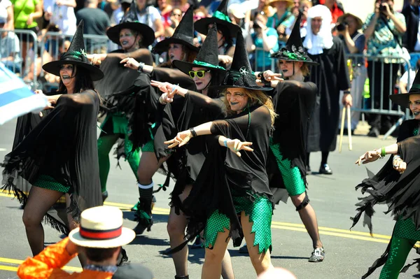 Nueva York Junio Salmon Witch Tryals Participan 36º Desfile Anual — Foto de Stock