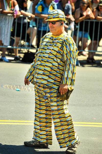 New York Haziran Nsanlar Katılmak Yıllık Mermaid Parade Coney Island — Stok fotoğraf