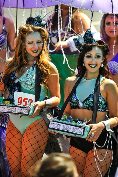 New York June People Participate 36Th Annual Mermaid Parade Coney — Stock Photo, Image