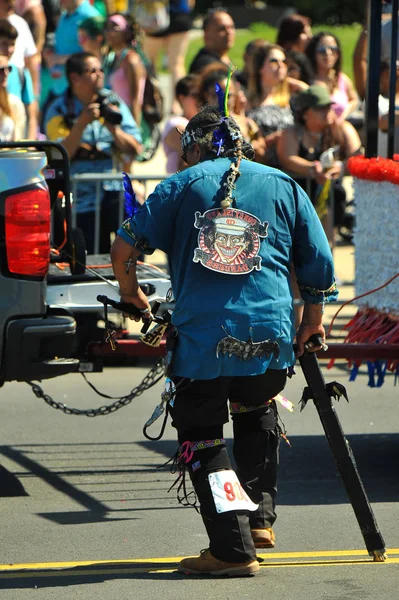 Nova Iorque Junho Pessoas Participam 36Th Anual Mermaid Parade Coney — Fotografia de Stock