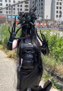 New York, Ny - 16 Haziran: İnsanlar katılmak 36 yıllık Mermaid Parade Coney Island 16 Haziran 2018 New York'ta. 