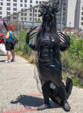 New York, Ny - 16 Haziran: İnsanlar katılmak 36 yıllık Mermaid Parade Coney Island 16 Haziran 2018 New York'ta. 