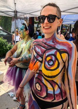 New York, Ny - 16 Haziran: İnsanlar katılmak 36 yıllık Mermaid Parade Coney Island 16 Haziran 2018 New York'ta. 