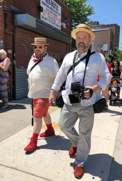 New York June People Participate 36Th Annual Mermaid Parade Coney — Stock Photo, Image