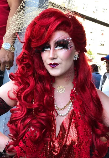 New York June People Participate 36Th Annual Mermaid Parade Coney — Stock Photo, Image