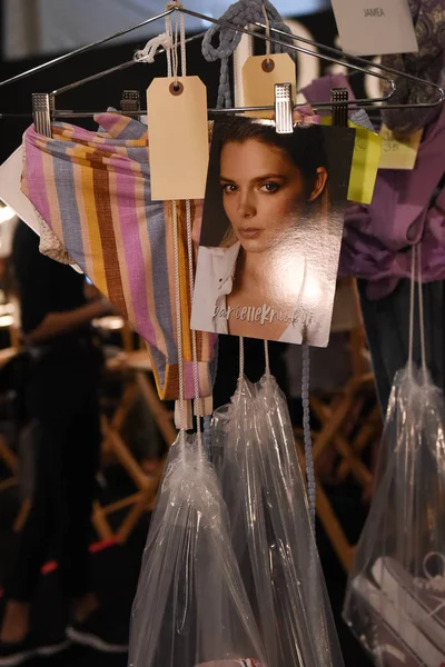 Miami Beach Juli Badeanzüge Und Accessoires Backstage Vor Dem Montce — Stockfoto