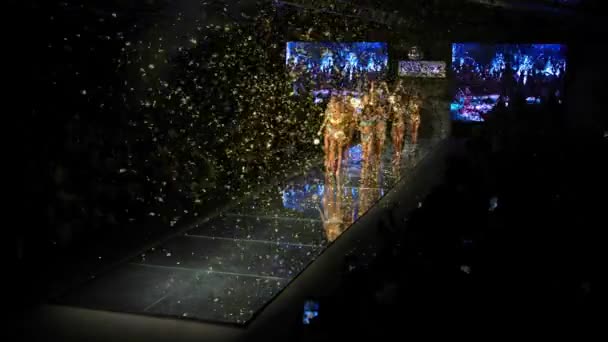 Майамі Біч Липня Модель Прогулянки Злітно Посадочної Смуги Kya Плисти — стокове відео