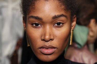 New York, Ny - Şubat 12:general atmospere Bevza moda gösterisi sırasında New York hafta, sahne arkasında: gösterir Galerisi Galeri II 12 Şubat 2018 NYC üzerinde bahar Studios