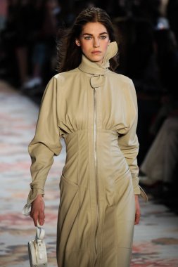 New York, Ny - 12 Şubat: Manken pist Zimmermann için New York moda haftası sırasında yürür: gösterir Galerisi ben New York'ta 12 Şubat 2018 bahar stüdyolarında. 