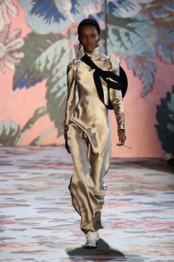 New York, Ny - 12 Şubat: Manken pist Zimmermann için New York moda haftası sırasında yürür: gösterir Galerisi ben New York'ta 12 Şubat 2018 bahar stüdyolarında. 