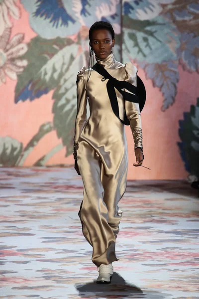 New York, Ny - 12 Şubat: Manken pist Zimmermann için New York moda haftası sırasında yürür: gösterir Galerisi ben New York'ta 12 Şubat 2018 bahar stüdyolarında. 