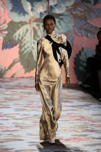 New York, Ny - 12 Şubat: Manken pist Zimmermann için New York moda haftası sırasında yürür: gösterir Galerisi ben New York'ta 12 Şubat 2018 bahar stüdyolarında. 