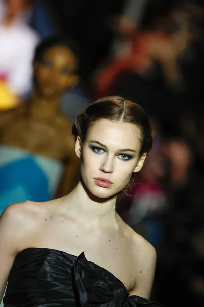 New York February Models Walk Runway Finale Carolina Herrera New — Stock Photo, Image