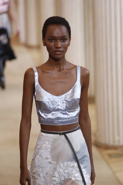 Paris France March Model Walks Runway Nina Ricci Show Part — Stock Photo, Image