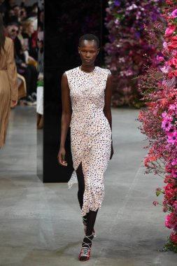 New York, Ny - Şubat 09: Manken Jason Wu sonbahar 2018 galeride giyen pist yürür ben New York'ta 9 Şubat 2018 bahar stüdyolarında. 