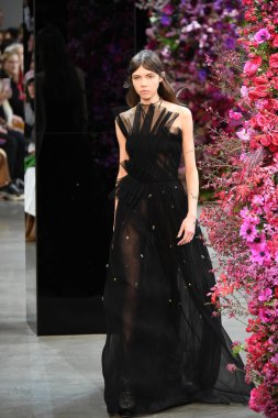 New York, Ny - Şubat 09: Manken Jason Wu sonbahar 2018 galeride giyen pist yürür ben New York'ta 9 Şubat 2018 bahar stüdyolarında. 