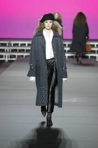 Paris Frankrike Mars Modell Går Banan Sonia Rykiel Show Som — Stockfoto