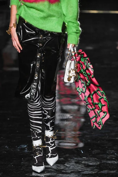 New York New York December Marjan Jonkman Walks Runway Versace — Stock Photo, Image