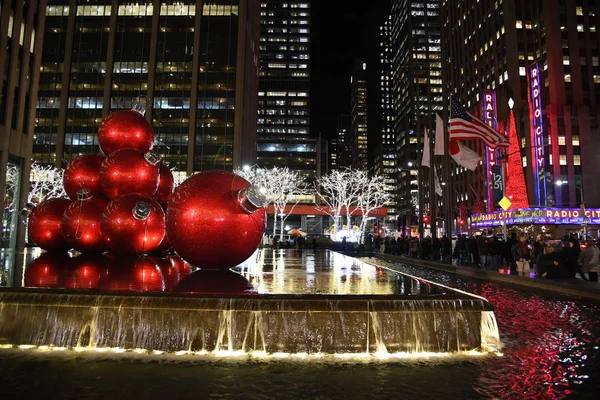 Nueva York City Diciembre 2014 Monumento Ciudad Nueva York Radio — Foto de Stock