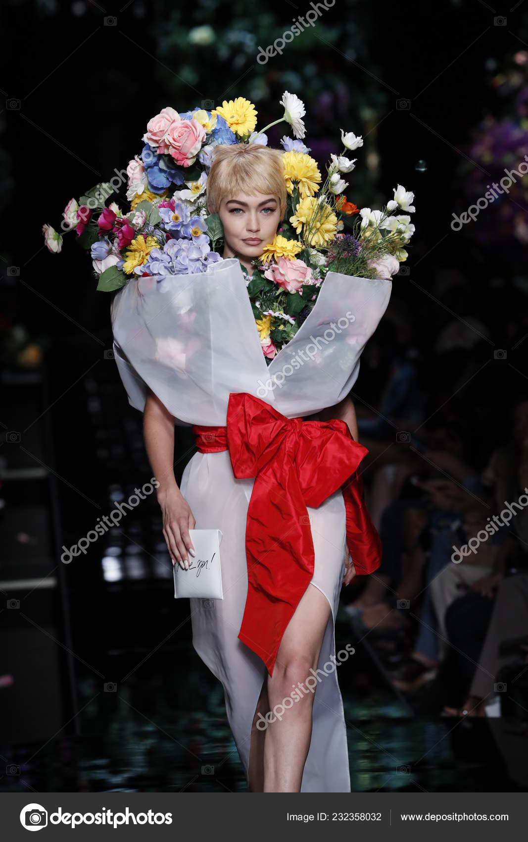Flower Gigi Moschino Moschino Flower Dress Outlet