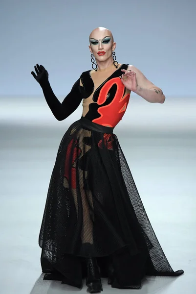 Nueva York Septiembre Sasha Velour Camina Por Pasarela Durante Marco — Foto de Stock