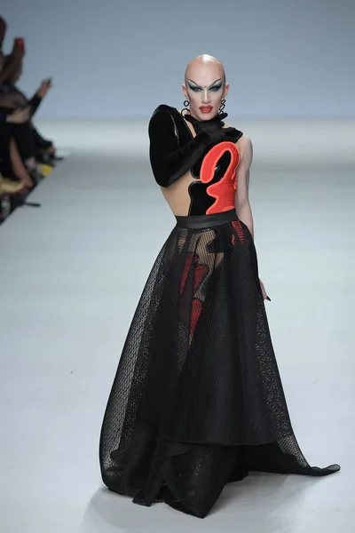 New York September Sasha Velour Walks Runway Marco Marco September — Stock Photo, Image