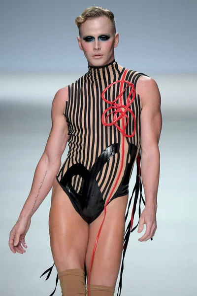 New York September Jason Wimberly Walks Runway Marco Marco September — Stock Photo, Image