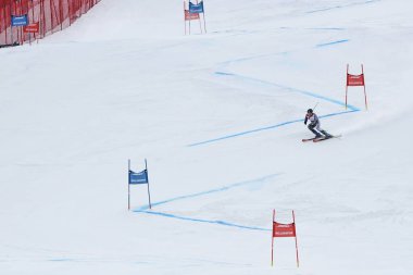 Killington, ABD - Kasım 24: Audi FIS alp Kayak Dünya Kupası bayanlar dev Slalom 24 Kasım 2018 üzerinde Killington ABD sırasında genel görünümü.