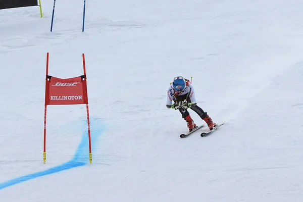 Killington November Mikaela Shiffrin Egyesült Államok Után Második Futtatás Audi — Stock Fotó