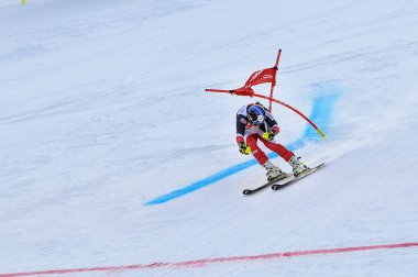 Killington, Vermont - Kasım 24: Alex Tilley Gbt, dev Slalom Audi FIS kayak Dünya Kupası'nda ilk çalıştırmada üzerinde 24 Kasım 2018 Killington, Vermont yarışıyor.