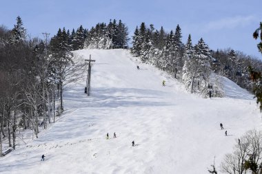 Killington, ABD - Kasım 24: Audi FIS alp Kayak Dünya Kupası bayanlar dev Slalom 24 Kasım 2018 üzerinde Killington ABD sırasında genel görünümü.