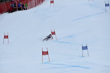 Killington, ABD - Kasım 24: Audi FIS alp Kayak Dünya Kupası bayanlar dev Slalom 24 Kasım 2018 üzerinde Killington ABD sırasında genel görünümü.