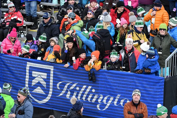 Killington Stany Zjednoczone Ameryki Listopada Widok Ogólny Podczas Slalomu Giganta — Zdjęcie stockowe