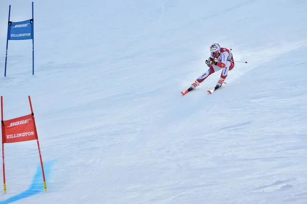 Killington Vermont Novembro Michelle Gisin Sui Compete Primeira Corrida Slalom — Fotografia de Stock