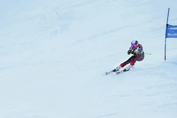 Killington Noviembre Sakurako Mukigawa Japón Zona Meta Después Primera Carrera — Foto de Stock