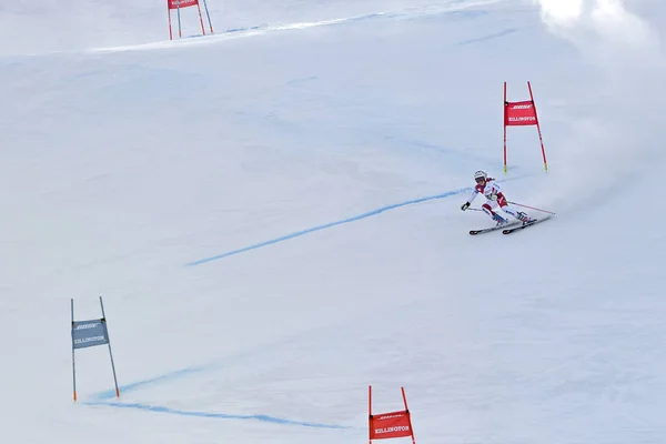 Killington November Aline Danioth Sui Finish Area Second Run Giant — Stock Photo, Image