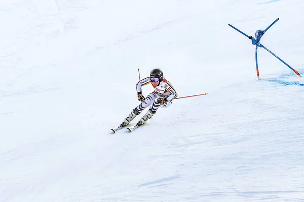 Killington Novembre Véronique Hronek Allemagne Dans Zone Arrivée Après Deuxième — Photo