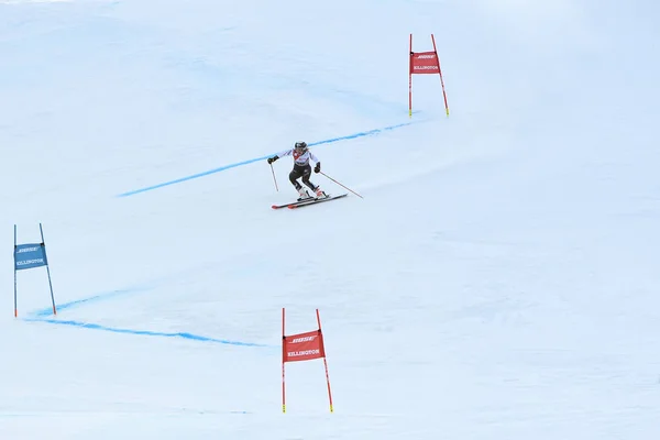 Killington Listopada Nina Brien Usa Obszarze Zakończ Drugie Uruchomienie Slalom — Zdjęcie stockowe