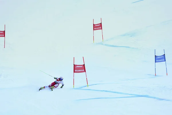 Killington November Eva Maria Brem Austria Finish Area Second Run — Stock Photo, Image