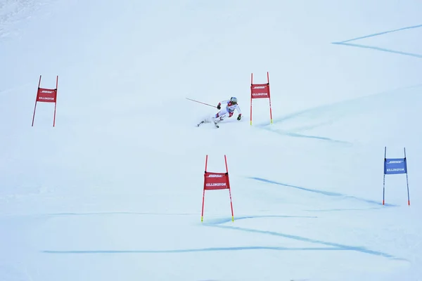 Killington Novembre Wendy Holdener Del Sui Traguardo Dopo Seconda Manche — Foto Stock