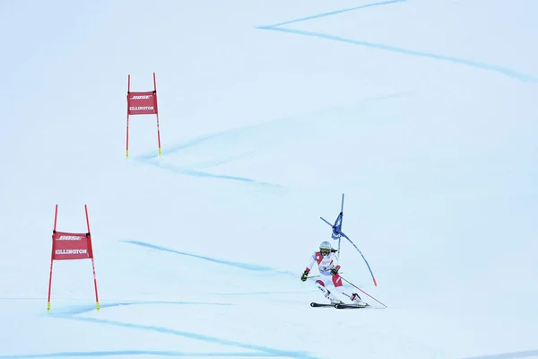 Killington Novembre Wendy Holdener Sui Arrivée Après Deuxième Manche Slalom — Photo